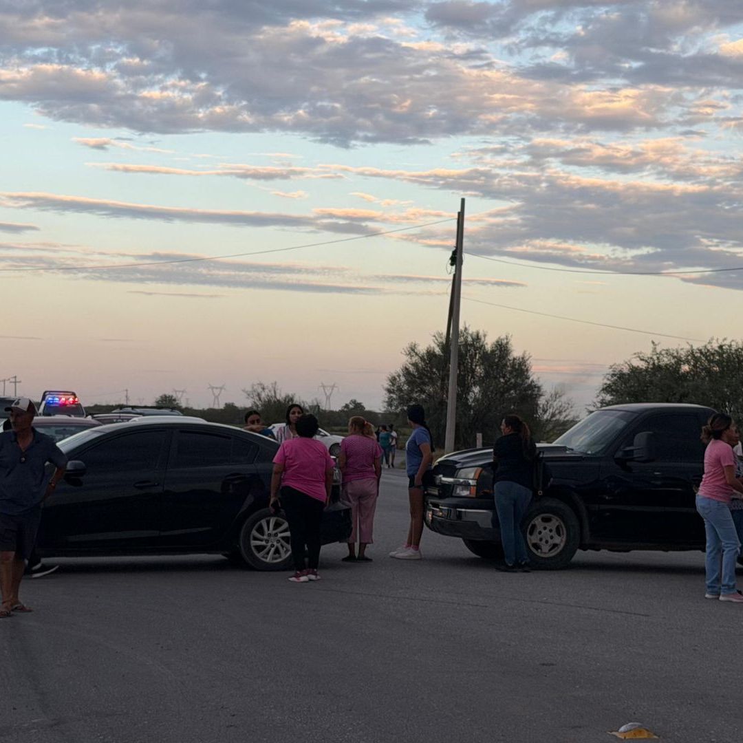 Bloquean Libramiento Norte Matamoros-La Partida por Falta de Energía Eléctrica